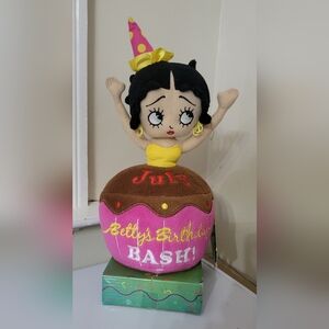 Sugar Loaf Betty Boop "July Birthday Bash" Cupcake Plush Doll